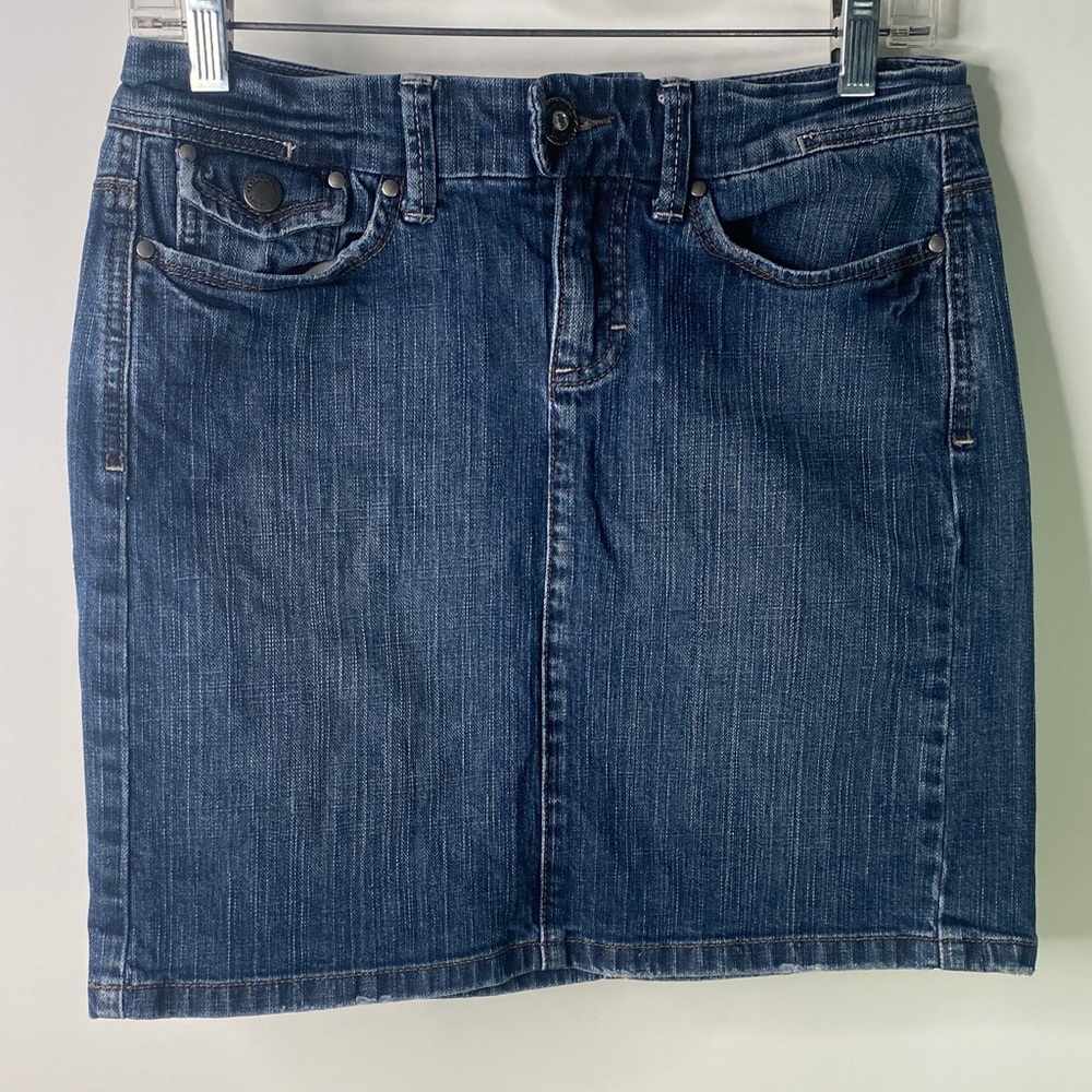 Tommy Hilfiger Dark Blue Denim Mini Skirt Women’s Size 2 - 1004